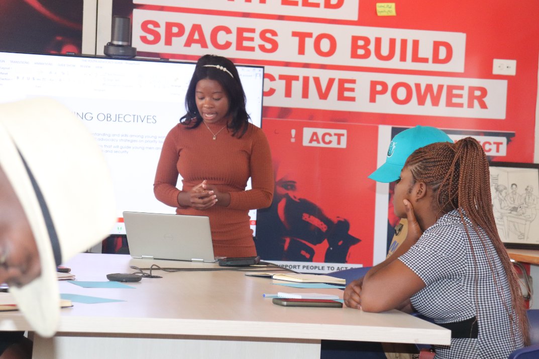 YWAction4Peace's tweet photo. Happening now...
The Youth and Women Action for Peace is currently holding a training of trainers on the Youth Advocacy Guide in Harare. The guide is a tool developed by @UNICEF to assist youths in their advocacy journeys. 
@unoy_peace @ActionAidZim @CCMTZimbabwe  @GPPAC https://t.co/Xb259FENko