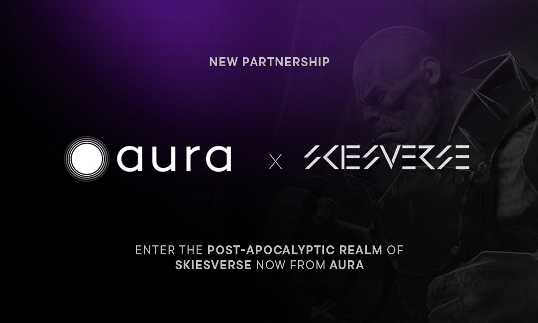 New #partnership alert! 🤝 We're teaming up with <a href="/skies_verse/">Skiesverse</a>, a tactical RPG that takes you on a journey with Earth's survivors rebuilding after a catastrophe 🔥🎮 Buy or list #Skiesverse NFTs now on Aura.

Explore now 👉 auranft.co/game/skiesverse 

#Web3Gaming #NFTCommunity #NFTs