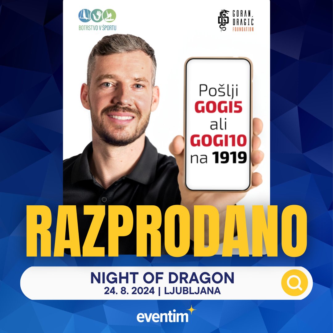 KRSRECO's tweet photo. Night of Dragon @Goran_Dragic #eventim https://t.co/cX1VR2Esqh