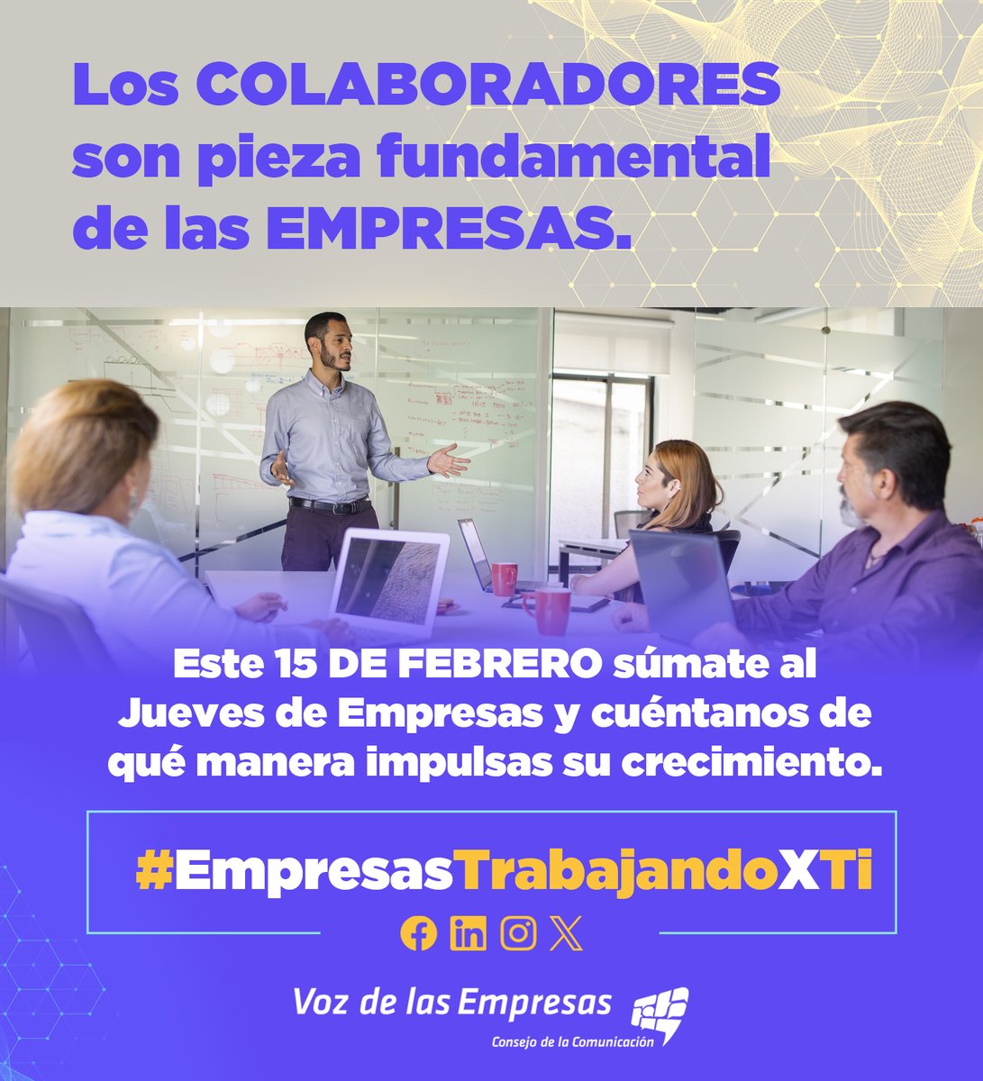 Las empresas son mucho más que un lugar de trabajo, son personas trabajando juntas. 
En el CCME incentivamos a que las mujeres empresarias generen cursos y talleres para que las y los colaboradores estén bien capacitados. 

#EmpresasTrabajandoXTi