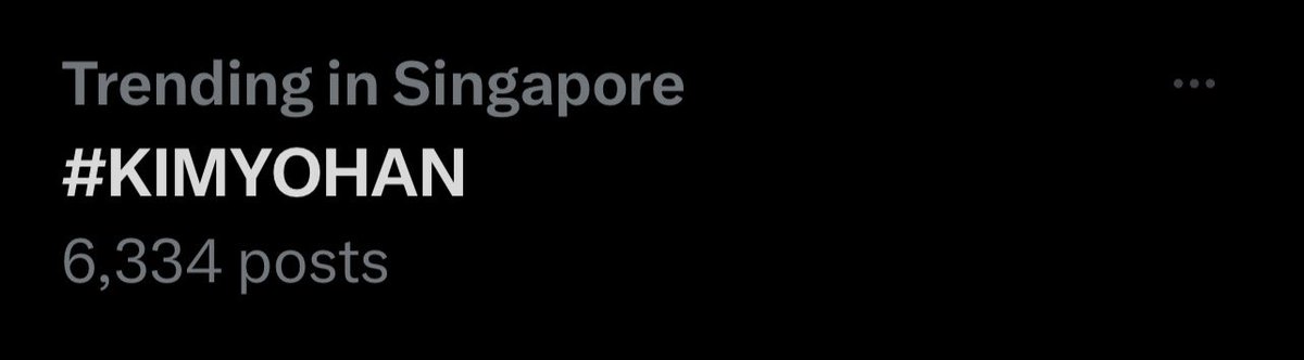 Yohan is trending in Singapore