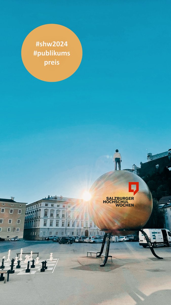 start spreadin' the news - der Preis für Wissenschaftskommunikation der Salzburger Hochschulwochen 2024 an der @PLUS_1622 ist ausgeschrieben!

Alle Details auf der Homepage der Salzburger Hochschulwoche: salzburger-hochschulwochen.at/publikumspreis

#shw2024 #cocktailsunddiskurs #smartesommerfrische