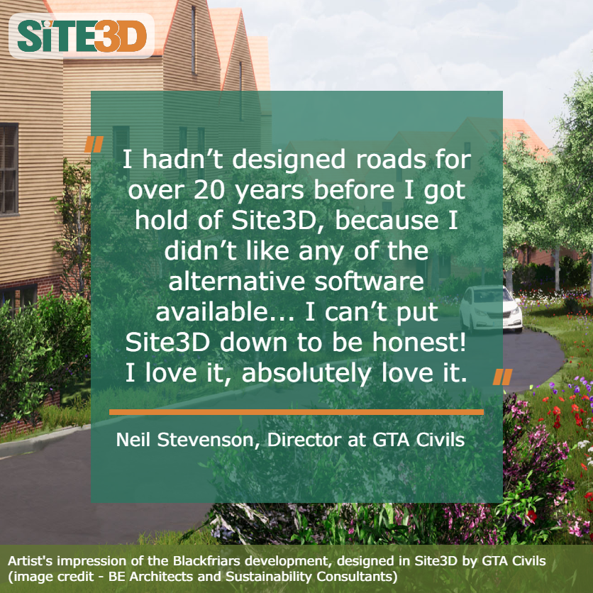 Site3Dsoftware's tweet photo. “I can’t put Site3D down to be honest! I love it, absolutely love it.” Neil Stevenson, Director at @gtacivils  
We think you’ll love it too. Why not try it for yourself? https://t.co/y0pwOZt7y1 https://t.co/8GEQqPQgXZ