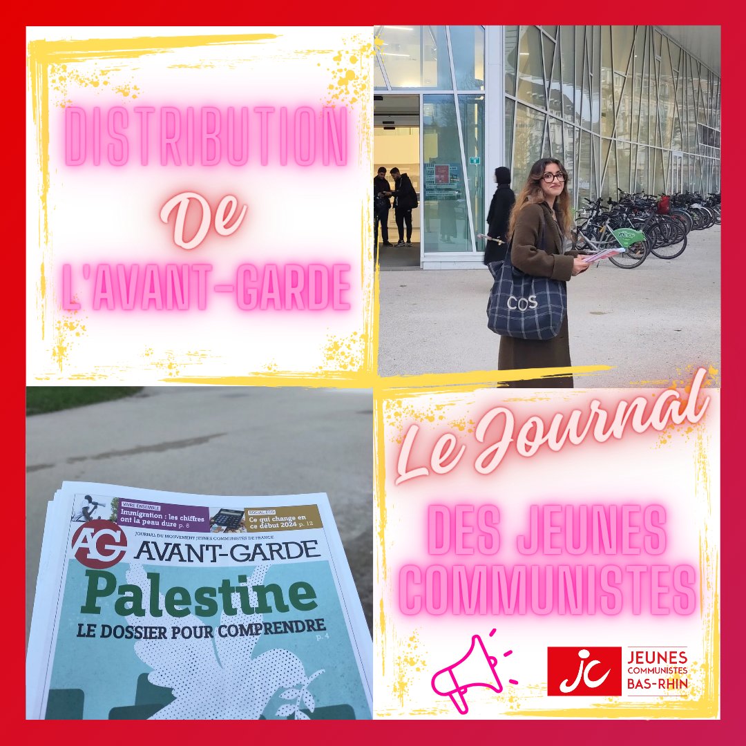 Avec toujours un bon accueil auprès des étudiant.e.s de #Strasbourg ✊