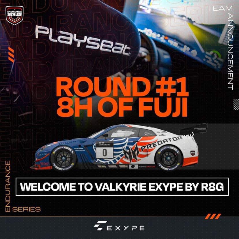 Let's-go with dream team
<a href="/Giova___kart99/">Giovanni Baccellieri</a> and <a href="/kaj8debruin/">Kaj de Bruin</a> to Belgium
for @exype_theplacetorace 8 hour of Fuji! 🔥

<a href="/r8gesports/">R8G eSports</a>