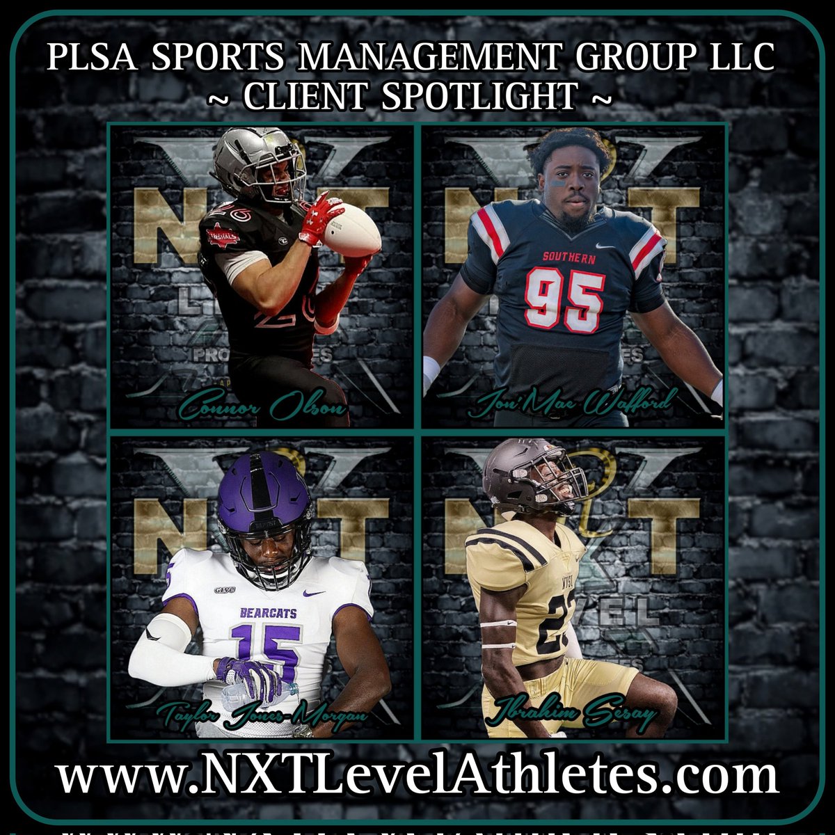 PLSA SPORTS MANAGEMENT GROUP LLC 

🔦 CLIENT SPOTLIGHT 🔦

📧 Inquiries: info@nxtlevelathletes.com

Visit <a href="/NXTLevelAgents/">PLSA NXT Level Pro Athletes, LLC</a> at:

💻 nxtlevelathletes.com 

📱 FB/IG/Twitter (X):  <a href="/NXTLevelAgents/">PLSA NXT Level Pro Athletes, LLC</a>