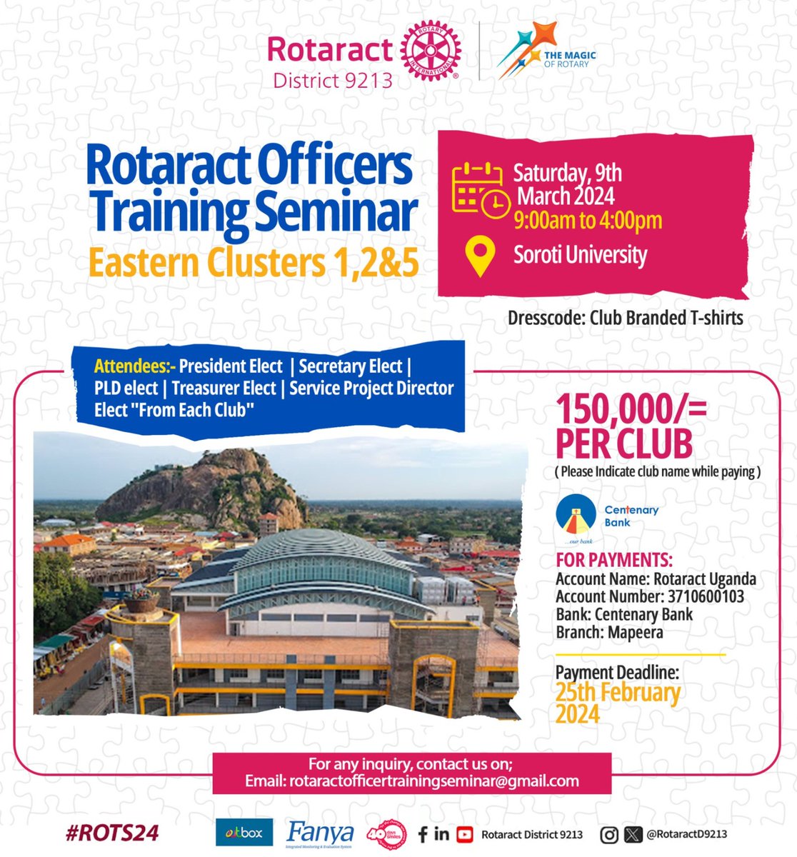 Cultivating a top-performing team and an environment where all thrive and achieve remarkable results is key in leadership. The Western Region and Eastern Clusters 1, 2 and 5 will have physical #ROTs24 next month.