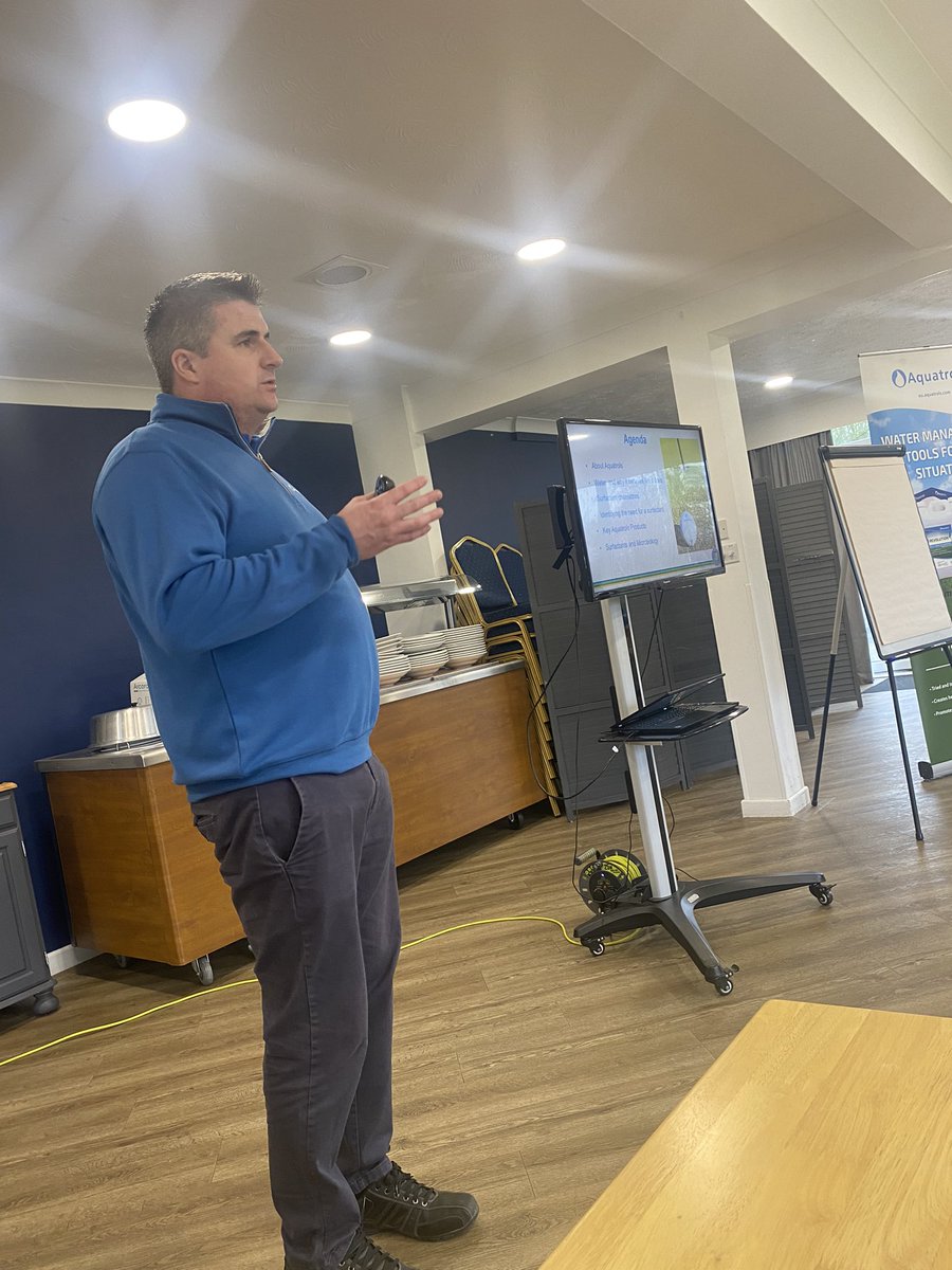 A brilliant morning hosted by <a href="/BenHunterTurf/">Ben Hunter</a> at Eaton Golf Club to update some awesome Greenkeepers on <a href="/Aquatrols/">Aquatrols Company</a> products by <a href="/alan_aquatrols/">Alan Pierce</a> - thank you so much Ben and Alan and everyone who came along. <a href="/CollierTurfCare/">Collier Turf Care</a> #addedvalue