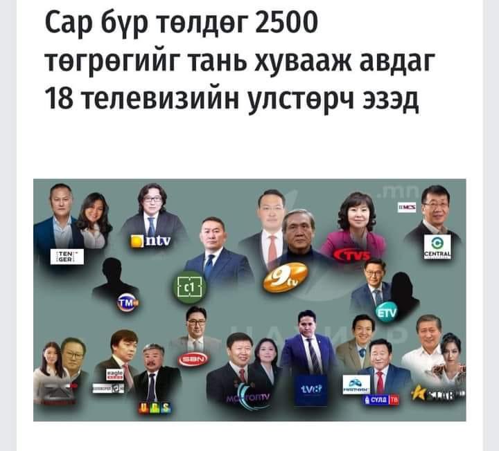 ТАНИЛЦ: Эдгээр хүмүүс таны халааснаас сар бүр 2500 төгрөг хууль бусаар авч, 18 хувааж “иддэг”