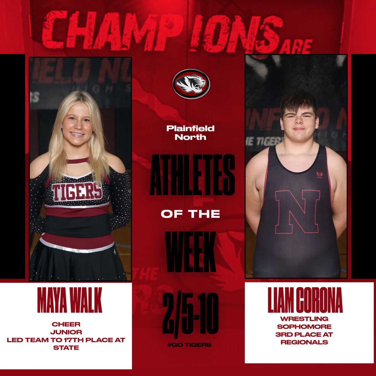 NORTH ATHLETES OF TH WEEK