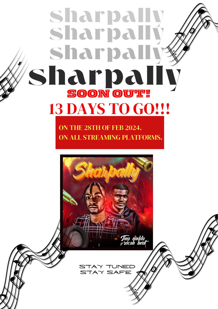 Tino_naddo's tweet image. 13 DAYS to go!!!
#sharpally
#tinonaddo
#Wizlord