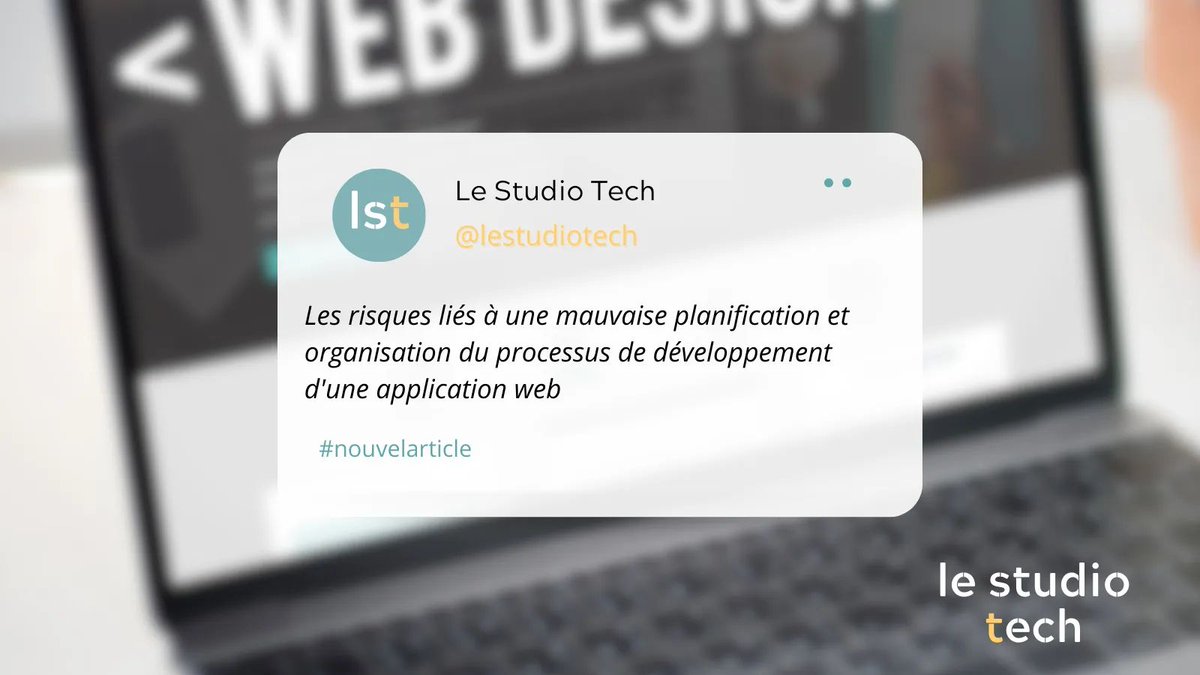 lestudiotech's tweet photo. Les risques liés à une mauvaise planification et organisation du processus de développement d'une application web

#Web #Application #Conception #Developpement

Article complet disponible sur le site du Studio Tech : https://t.co/5mO5xUIXYx https://t.co/EPTc6dI61r