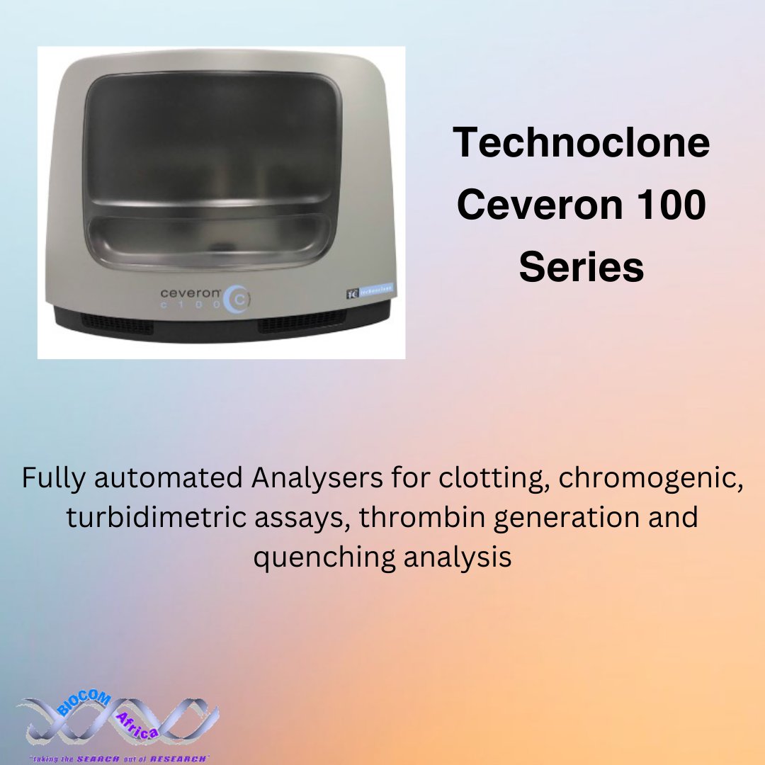 The Technoclone Ceveron #coagulation analysers come in various shapes and sizes, ensuring you what you need. Contact our sales representatives today for more information. #WEareBIOCOM #diagnostics #hemostasis