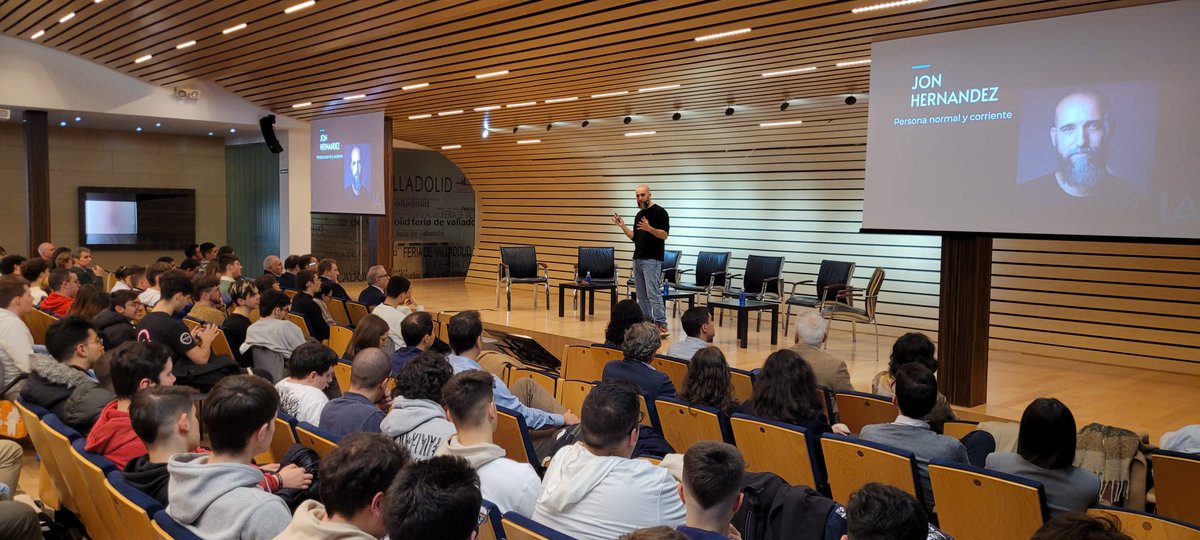 proconsi's tweet photo. Ponencia: ❜𝗟𝗮 𝗜𝗻𝘁𝗲𝗹𝗶𝗴𝗲𝗻𝗰𝗶𝗮 𝗔𝗿𝘁𝗶𝗳𝗶𝗰𝗶𝗮𝗹 𝗲𝘀 𝗲𝗹 𝗽𝗿𝗲𝘀𝗲𝗻𝘁𝗲, 𝗻𝗼 𝗲𝗹 𝗳𝘂𝘁𝘂𝗿𝗼❜, impartida por Jon Hernández @thekubestudio, experto en #InteligenciaArtificial y divulgador.
#CONTACTTIC #CyL #TIC #empleo #talento @aeiciberseg @jcyl @educacyl https://t.co/tV98E2oLtW