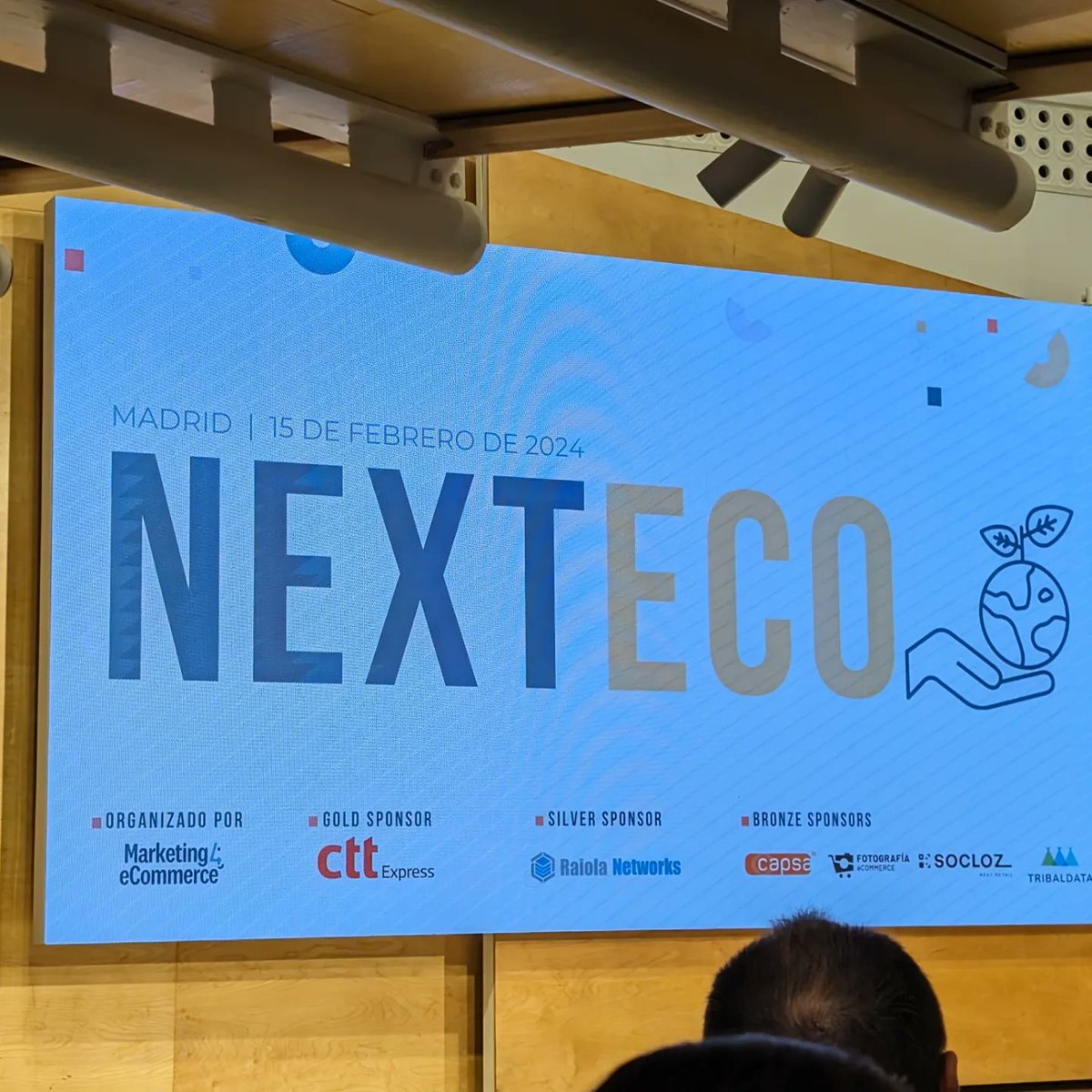 Hoy estamos en #nexteco con <a href="/Mkt4eCommerce/">Marketing4eCommerce</a> ! <a href="/idento_/">Idento</a>