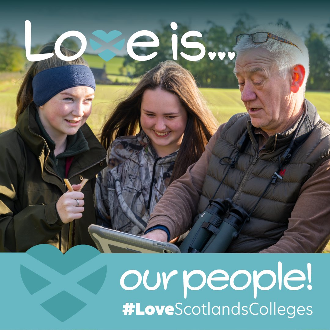 Love is…our people, and a college is nothing without those who work and study within them.
Keep your eyes peeled throughout the day to find out more about some of our teams who work behind the scenes.
#LoveScotlandsColleges