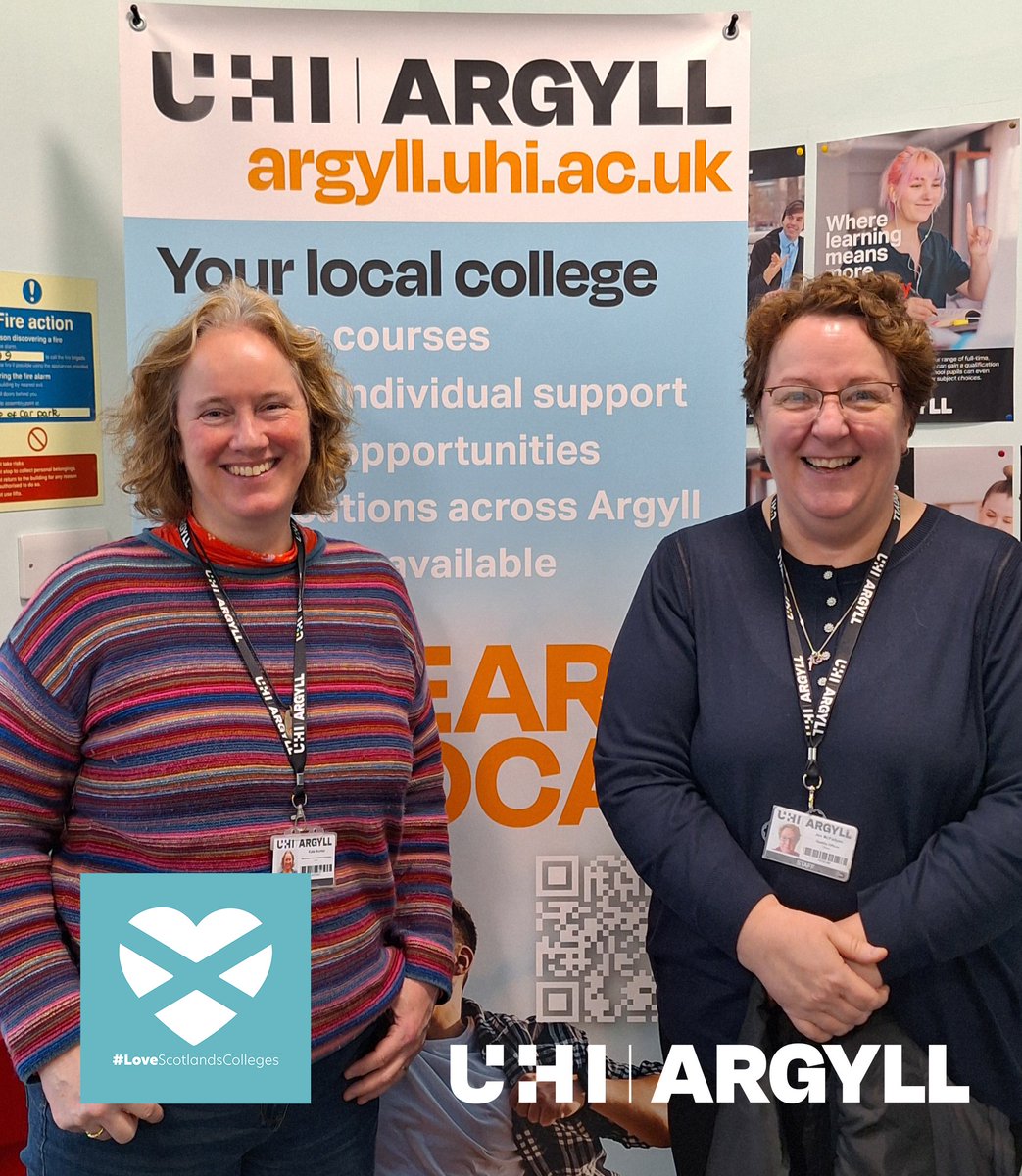 Meet Jen &amp; Kate from our Admissions Team! You may not recognise their faces, but they’re often the first people at <a href="/UHIArgyll/">UHI Argyll</a> you have contact with. They deal with your application from the moment it lands on their desk, until the day you start your course. #LoveScotlandsColleges