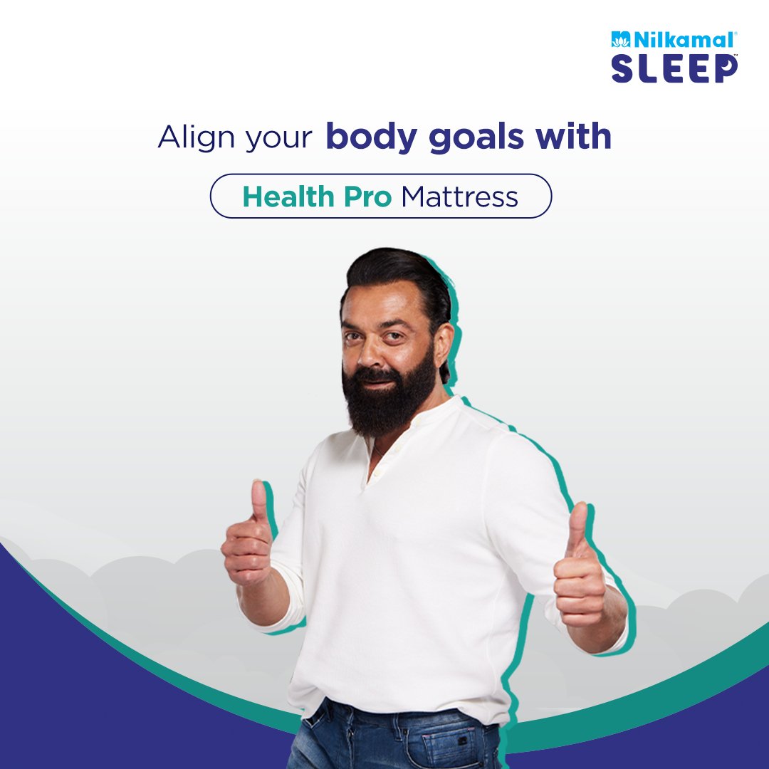 nilkamalsleep's tweet photo. Didn't we say it's thoughtfully designed for you?
#nilkamalsleep #bobbydeol #Mattress #ThoughtfullyDesigned https://t.co/Wc2OO6bI6K