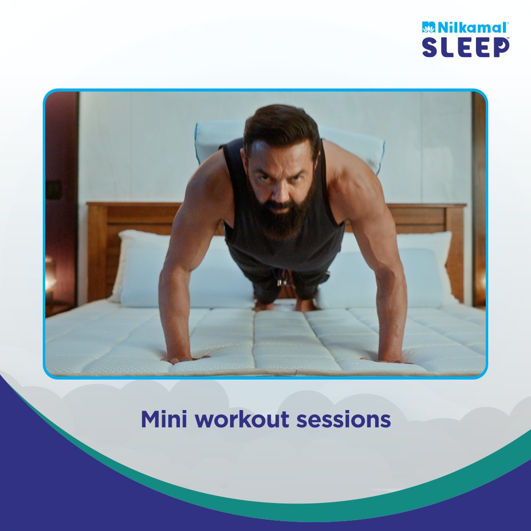 nilkamalsleep's tweet photo. Didn't we say it's thoughtfully designed for you?
#nilkamalsleep #bobbydeol #Mattress #ThoughtfullyDesigned https://t.co/Wc2OO6bI6K