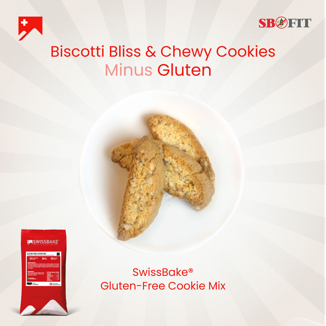 SwissBakeGlobal's tweet photo. ๐ช Experience a world of "Biscotti Bliss & Chewy Cookies, Minus Gluten!" with SwissBakeยฎ Gluten-Free Cookie Mix ๐ช
Visit๐ https://t.co/TVzXRBNWlA to purchase
#GlutenFreeCookies #Cookies https://t.co/ntdMciECsJ