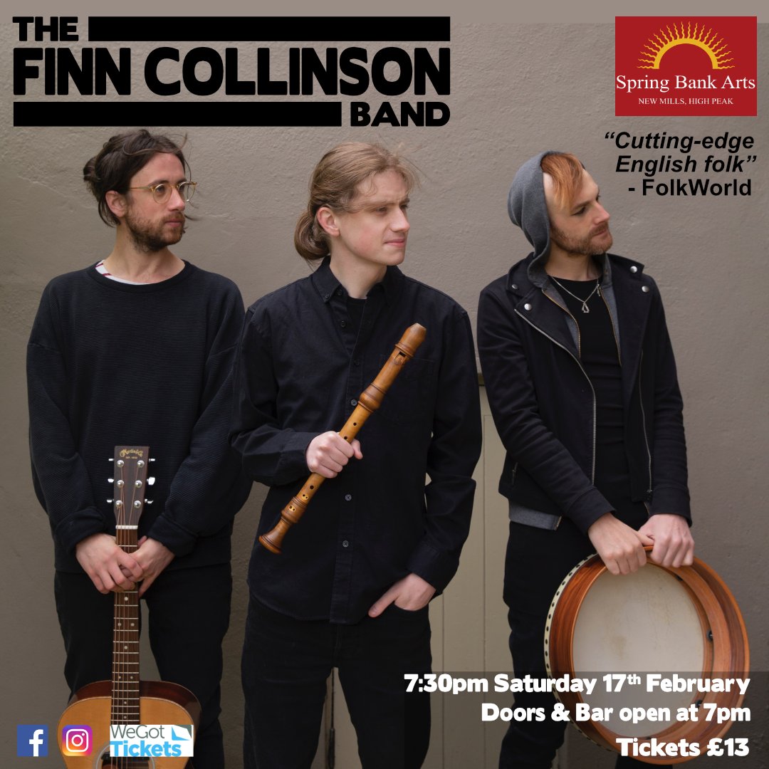 Spring Bank Arts (@springbankarts) on Twitter photo With music that will inspire you to dance in the aisles and pause for reflection, a performance from The Finn Collinson Band is sure to enthral with its musical chemistry and dynamic energy. wegottickets.com/event/598508
#springbankarts <a href="/FinnCollinson/">Finn Collinson</a> #folkmusic #newmills With music that will inspire you to dance in the aisles and pause for reflection, a performance from The Finn Collinson Band is sure to enthral with its musical chemistry and dynamic energy. wegottickets.com/event/598508
#springbankarts <a href="/FinnCollinson/">Finn Collinson</a> #folkmusic #newmills