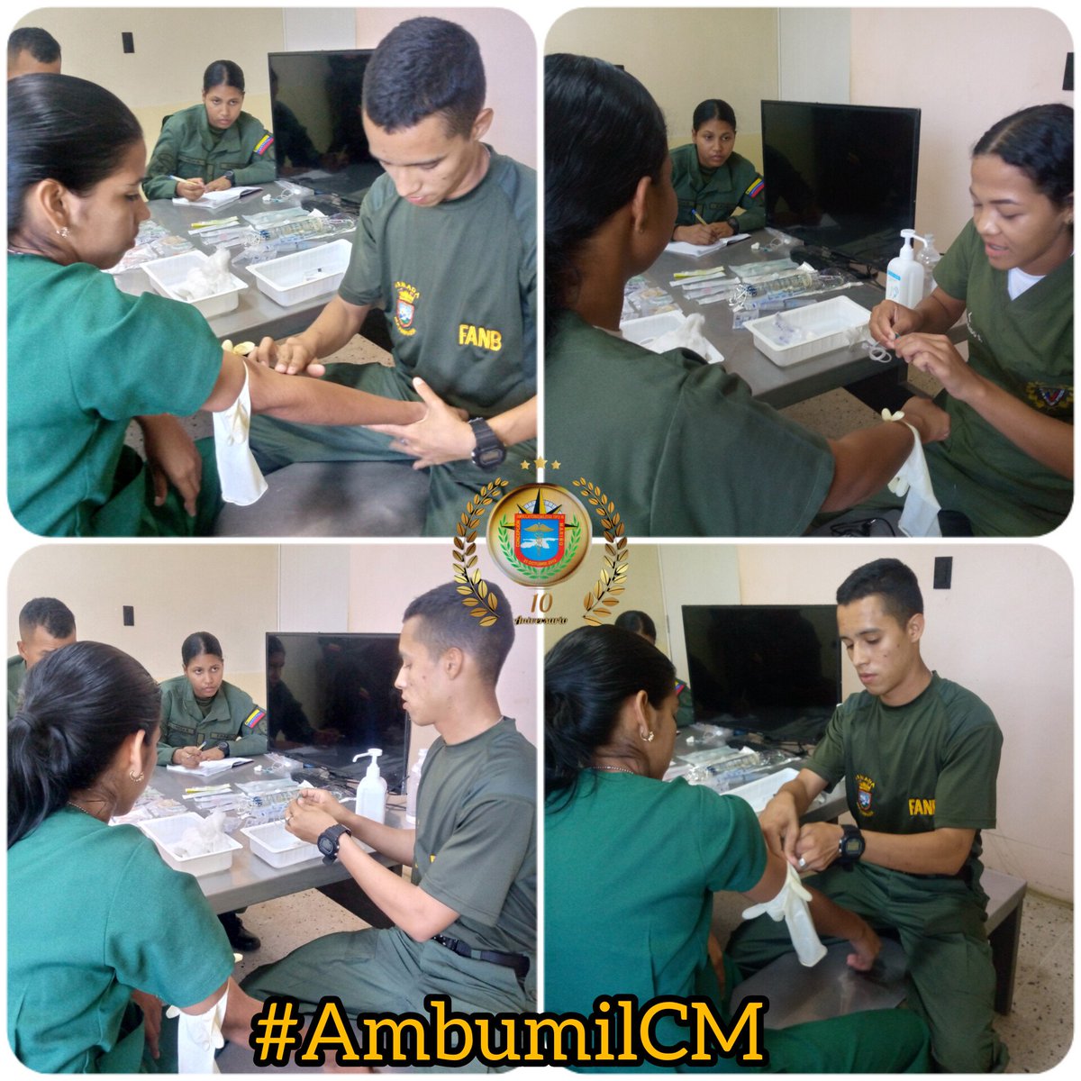 ambumilCM's tweet photo. #15deFeb
En el marco de la ejecución del programa de capacitación del personal militar de hoy más que nunca se encuentran en constante adiestramiento recibiendo clases, para Brindar mejor calidad de Atención a Nuestros Pacientes
#AmbumilCM
#Redsanidadmilitar
@vladimirpadrino https://t.co/FsSTtTrz6p