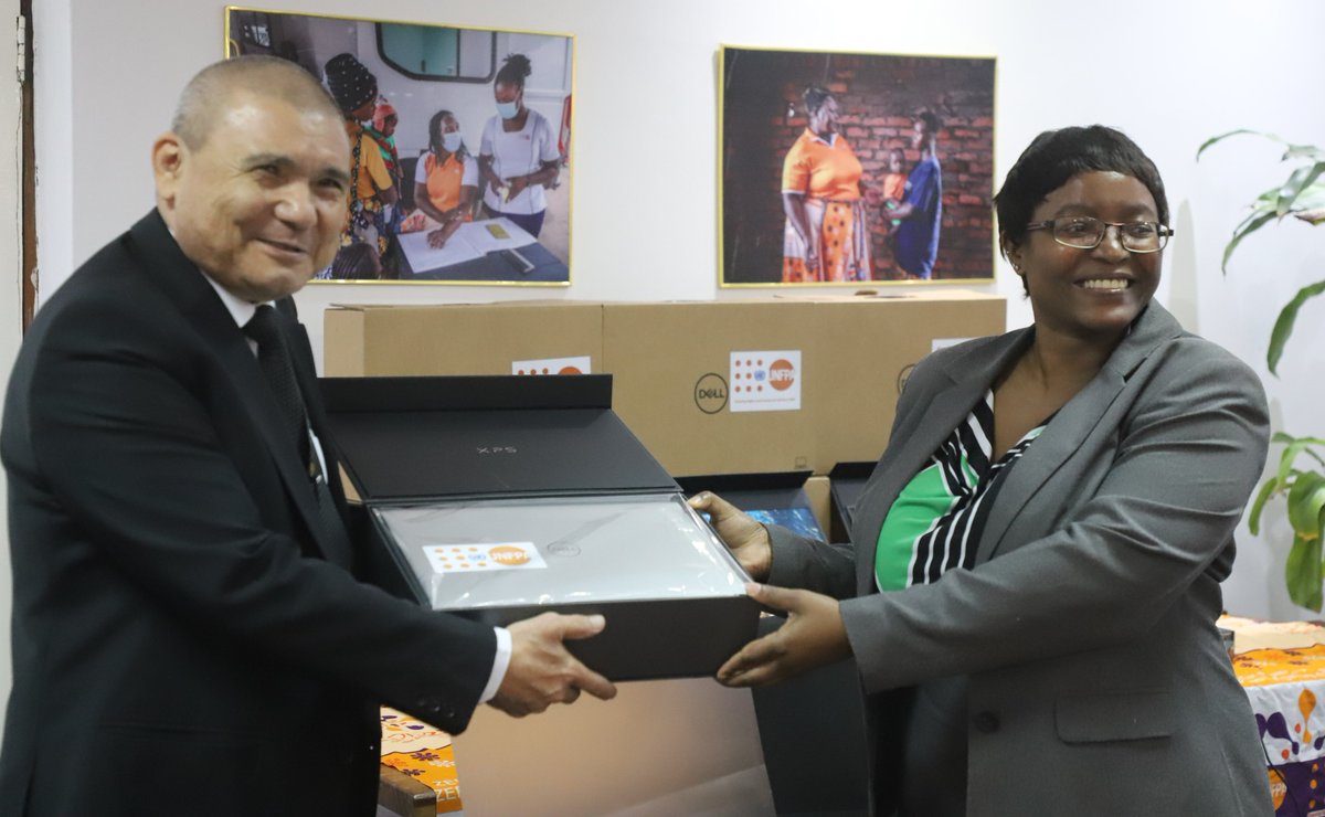 UNFPAMalawi's tweet photo. Thrilled to announce strengthened collaboration between UNFPA &amp; NSO for the Malawi Demographic Health Survey ! UNFPA's has allocated MK238,950,000  to NSO with MK61,950,000 invested in high-performance laptops &amp; mobile phones. Here's to collaboration, innovation and progress! https://t.co/XnMbJ2O6T7