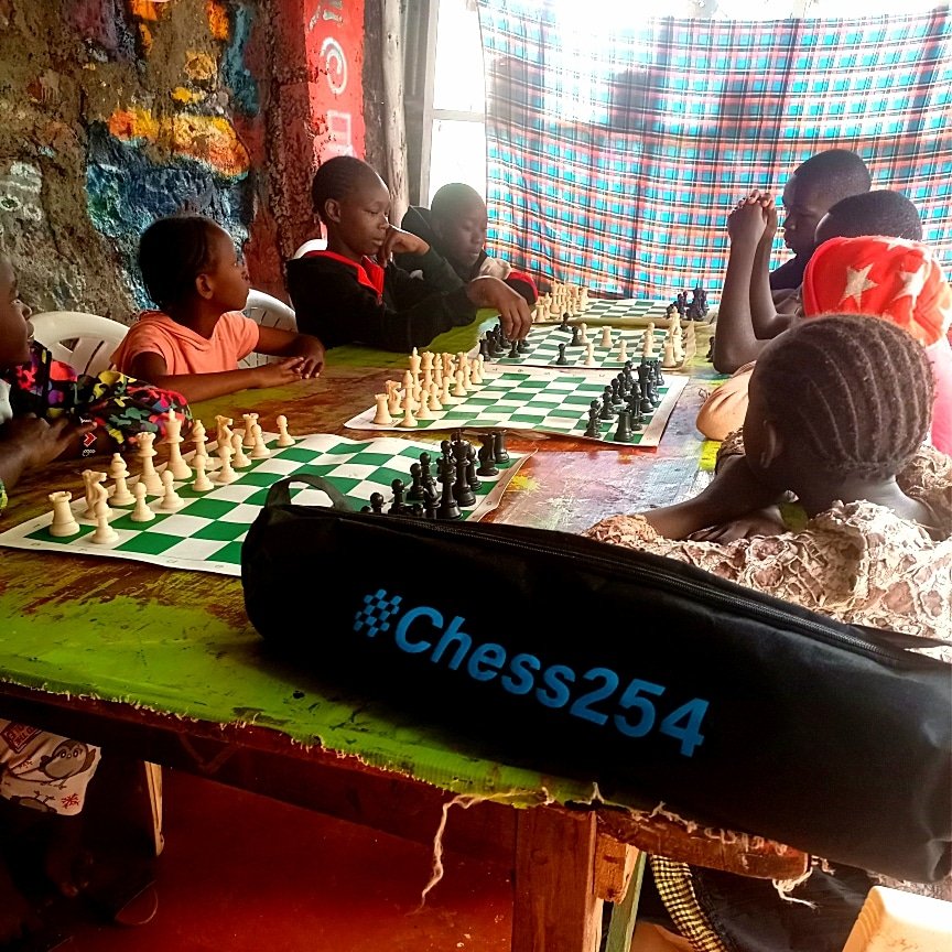 studiongaariart's tweet photo. We are not just great Artists  @studiongaariarcenter but we also play Chess hoping to soon  play with @victor.bologan . It helps us to think big. You are only limited by weakness of attention &amp; poverty of imagination .  Much love to @thegiftofchess @BerniceWambui22 @chess254. https://t.co/iKKi7TFYy7