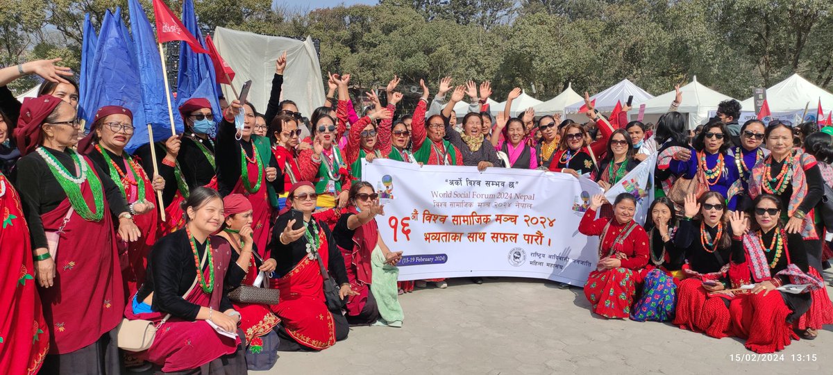 ejoussourportal's tweet photo. انطلقت اليوم الاربعاء 15 فبراير ، النسخة 16 ل @WSF2024nepal 
اشغال المنتدى تمتد الى يوم 19 فبراير، ويعرف تنظيم مئات اللقاءات والورشات لتطوير النقاش والاستراتيجيات الموجهة نحو تفعيل بدائل لليبرالية الجديدة، بحضور ما يقارب 50 ألف مشارك. 
#عالم_اخر_ممكن 
#WorldSocialForum https://t.co/ugO8n6Vyvz
