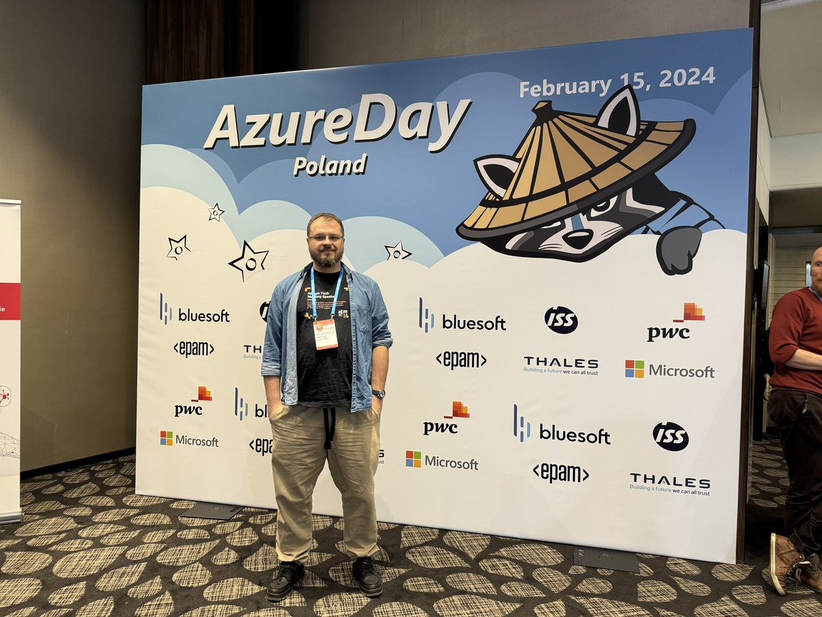 mmisztal1980's tweet photo. Soooo good to be back 😁
#azuredaypl https://t.co/bXIydqyoXN