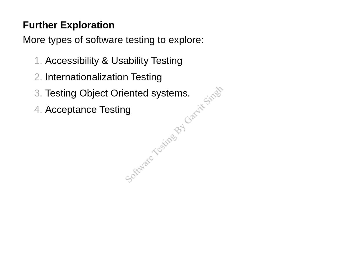 𝗦𝗼𝗳𝘁𝘄𝗮𝗿𝗲 𝗧𝗲𝘀𝘁𝗶𝗻𝗴 𝗦𝗲𝗿𝗶𝗲𝘀

💠 Software Test Automation (69)

🔸 Steps for Tool Selection & Deployment
🔸 Conclusion
🔸 Further Exploration

#100DaysOfCode #SoftwareTesting #SoftwareEngineering #AutomationTesting