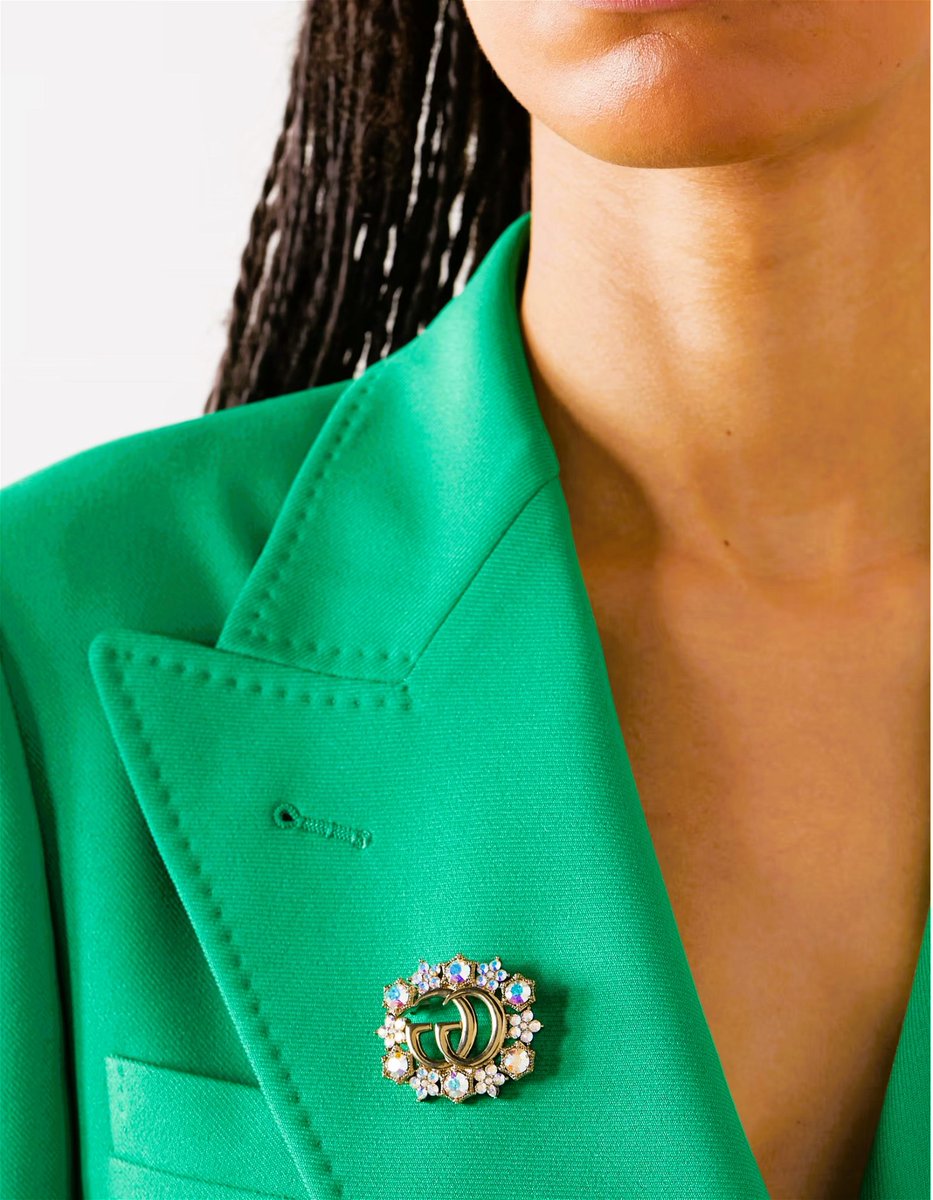 Gucci Glamour: Unveiling the GG Marmont Gold-Tone Crystal Brooch 
#GucciGlamour #MarmontMagic #CrystalElegance #SignatureStyle #brooches #brooch #jewelry #jewerlyusa #jewellery #jewelrydesigner #jewels #jewelers #jewelrydesign #BroochElegance #PinPerfection