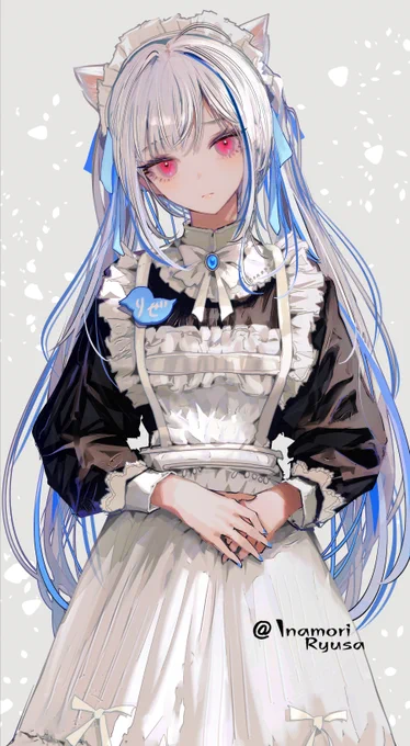 メイド(ネコミミver)#ヘル絵スタ 