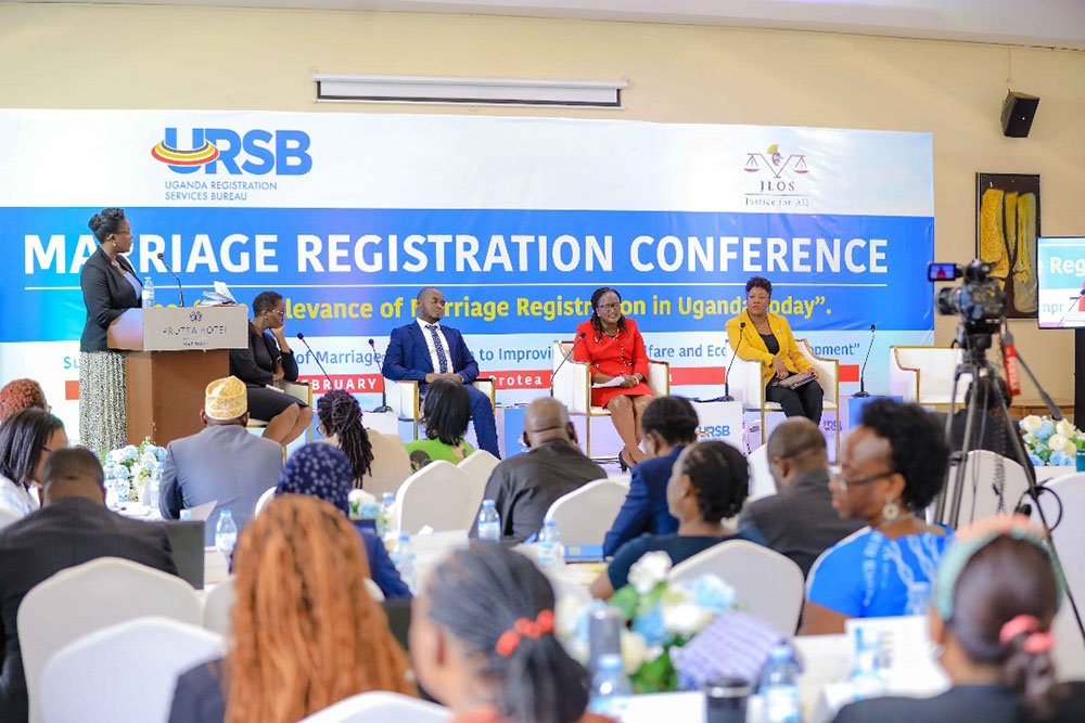 The Uganda Registration Services Bureau (URSB) has organized its inaugural marriage registration conference. The conference held under the theme 'Relevance of Marriage Registration in Uganda' aimed to shed light on significance of Marriage registration.

#KabalegafmUpdates