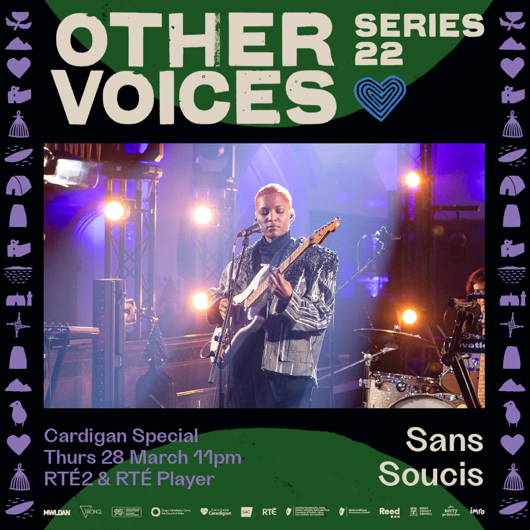 Ireland ! my show with @OtherVoicesLive is airing on RTÉ2 at 11pm, and then streaming worldwide on RTÉ player if you want to have a peak 👀