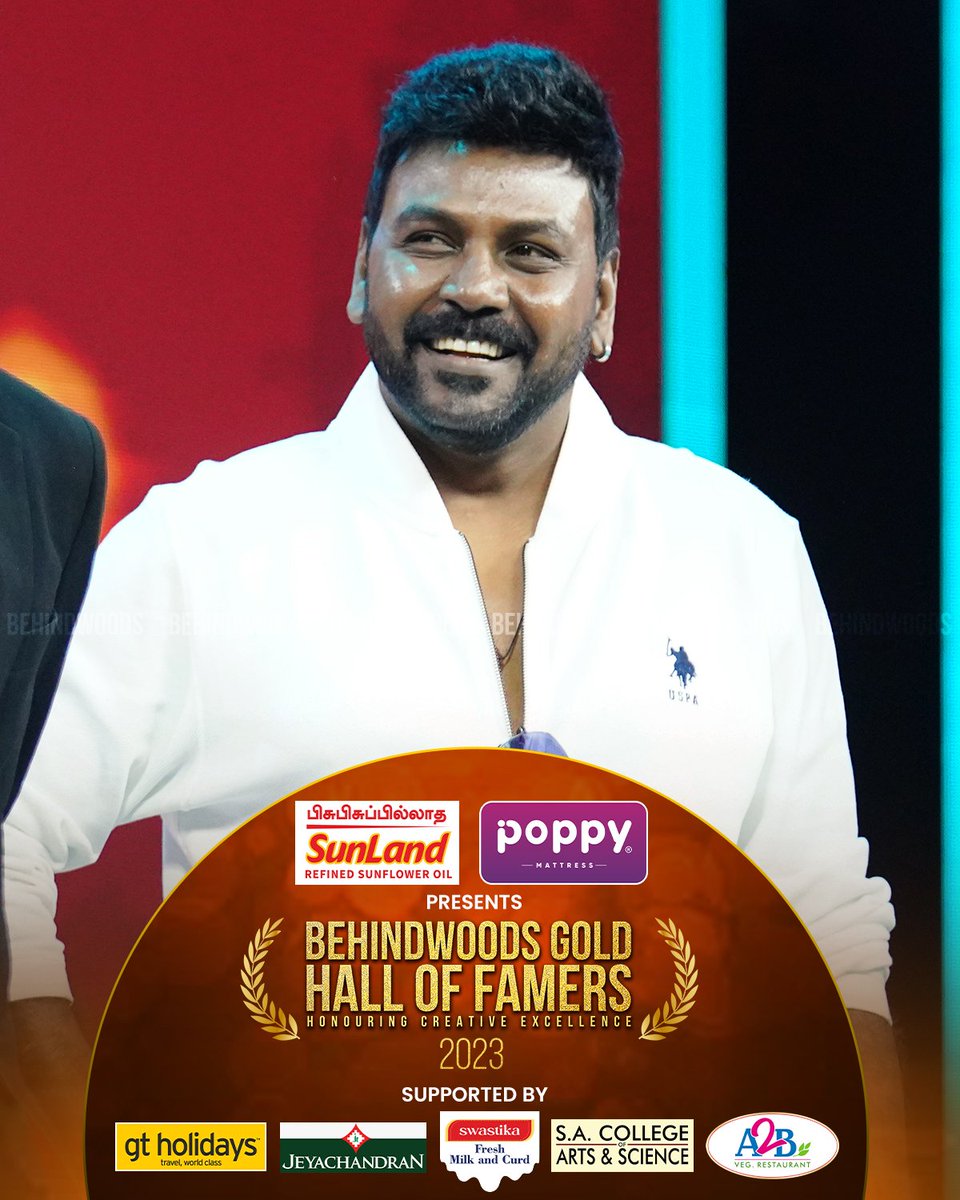 Raghava Lawrence lights up the Behindwoods Gold Hall of Famers Event 2023 🔥

@offl_Lawrence

#poppymattress #gtholidaysin #jeyachandrantextiles #a2bofficial
#viscomsacas #ktvhealthfood
 #BehindwoodsGoldHallOfFame #BGHF2024 #BehindwoodsAwards