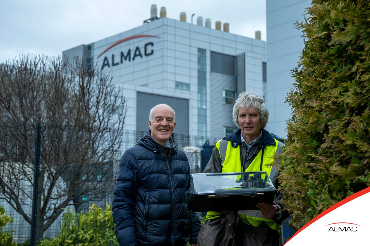 We recently welcomed David Smith from @UlsterWildlife to our Global HQ to assess the steps we have taken to enhance biodiversity on site, as well as guiding us in our future endeavours. The is an initial step towards Almac joining @bitcni's Business and Biodiversity Charter.