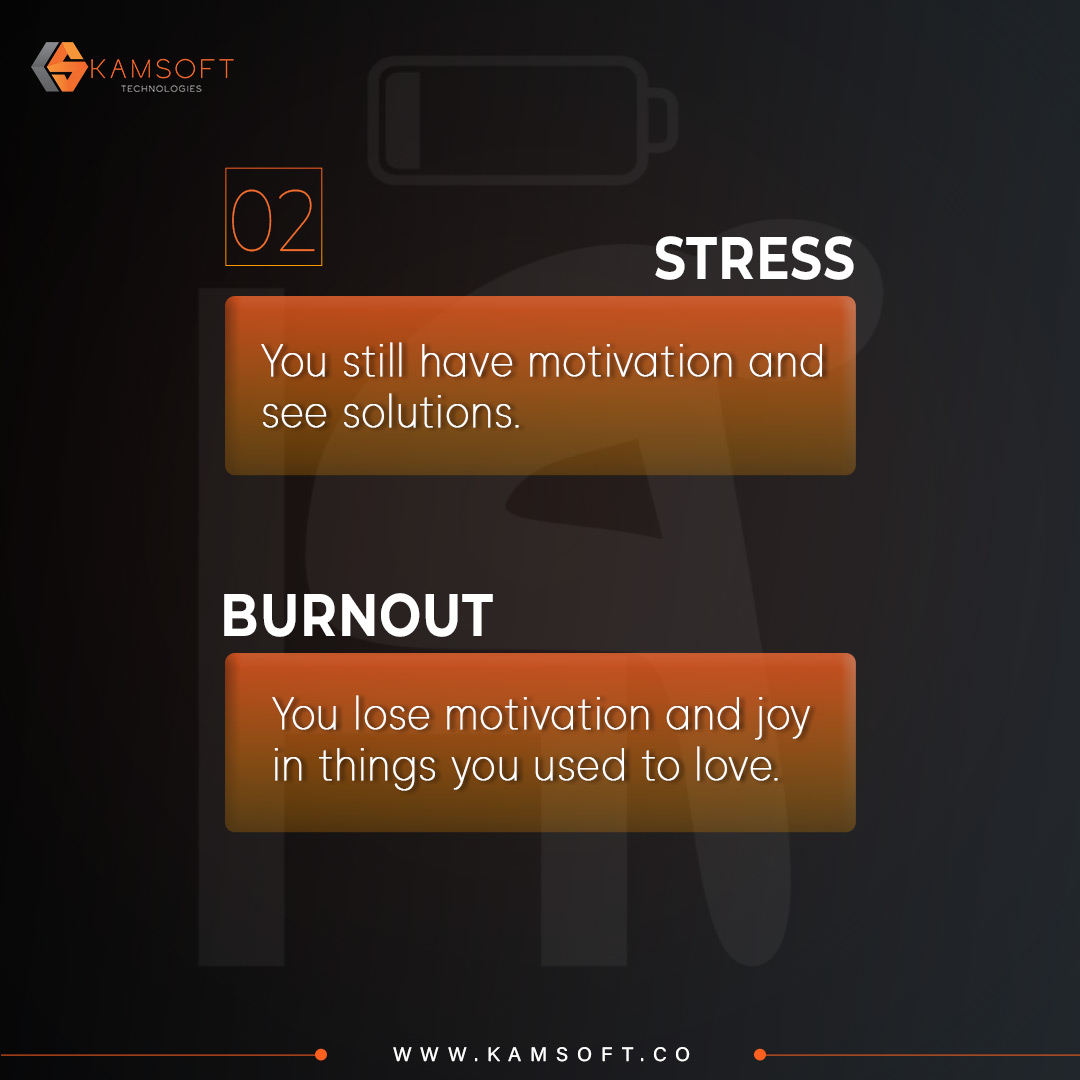 Kamsoft_co's tweet photo. 𝐈𝐧 𝐭𝐡𝐞 𝐇𝐮𝐬𝐭𝐥𝐞, it's essential to recognize the signals of 𝐁𝐮𝐫𝐧𝐨𝐮𝐭 and 𝐒𝐭𝐫𝐞𝐬𝐬. 

#mindfulliving #worklifebalance #selfawareness #wellnessjourney #careerinsights #stressawareness #kamsoft https://t.co/ZUhRex2FjO