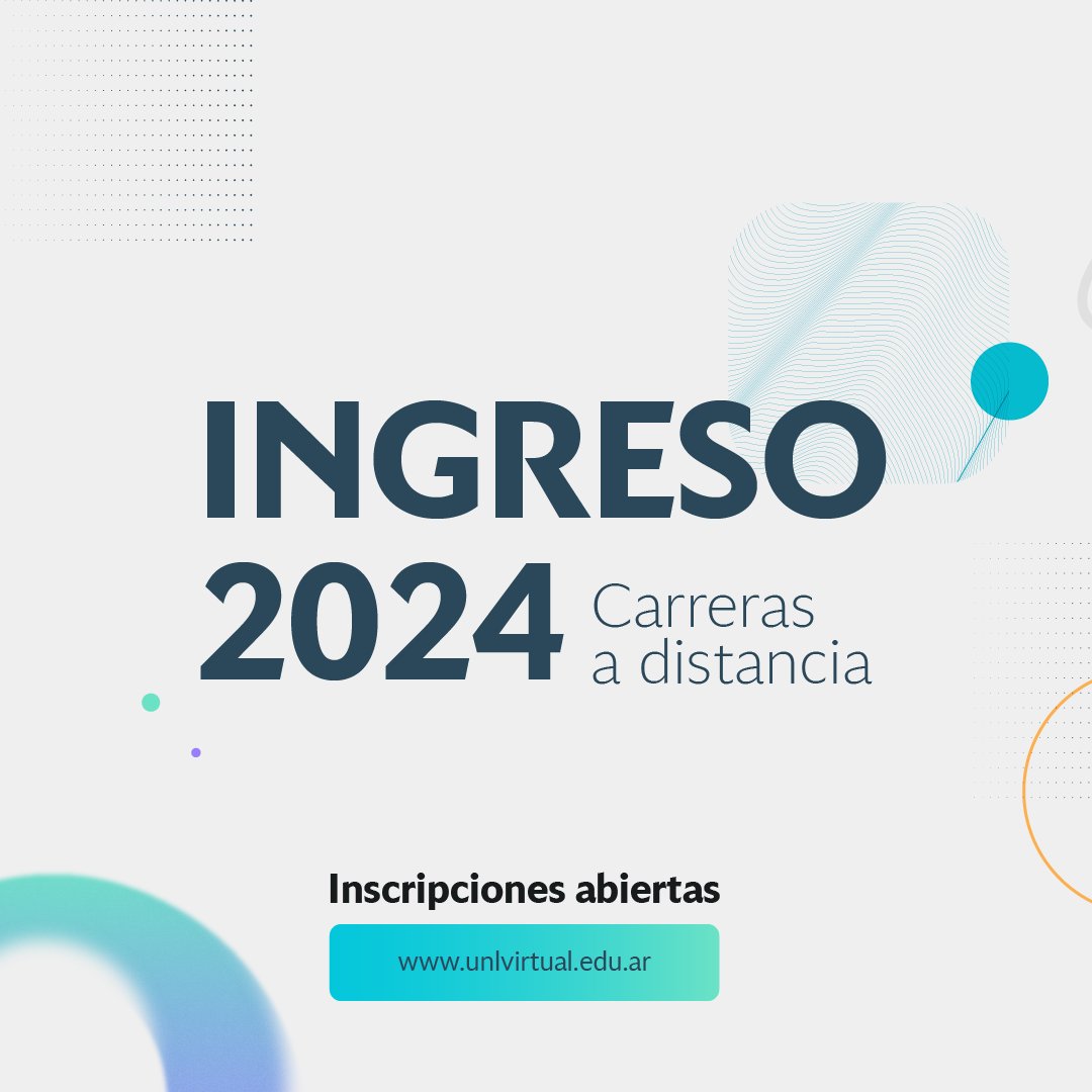UNLVirtual (@unlvirtual) on Twitter photo 📅 👩💻 ¿Ya te inscribiste?
Hasta el 28 de febrero permanecen abiertas las inscripciones a todas las carreras que <a href="/UNLitoral/">Universidad del Litoral</a> ofrecen en la modalidad distancia. 😊
ℹ️ Info en Inscripciones en: unlvirtual.edu.ar/propuesta-acad…
#SomosParte #UNLVirtual #Ingreso2024 #EducacionaDistancia 📅 👩💻 ¿Ya te inscribiste?
Hasta el 28 de febrero permanecen abiertas las inscripciones a todas las carreras que <a href="/UNLitoral/">Universidad del Litoral</a> ofrecen en la modalidad distancia. 😊
ℹ️ Info en Inscripciones en: unlvirtual.edu.ar/propuesta-acad…
#SomosParte #UNLVirtual #Ingreso2024 #EducacionaDistancia