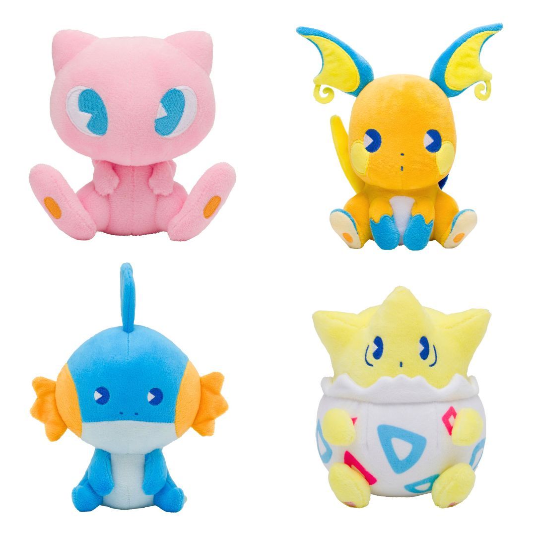 Pokémon Saiko Soda Plushies🍦🥤 Mew, Raichu, Mudkip, Togepi &amp; more. Check them out at the link below!
🛑buff.ly/49oGaWm
#Pokemon #Raichu #Mew #Mudkip