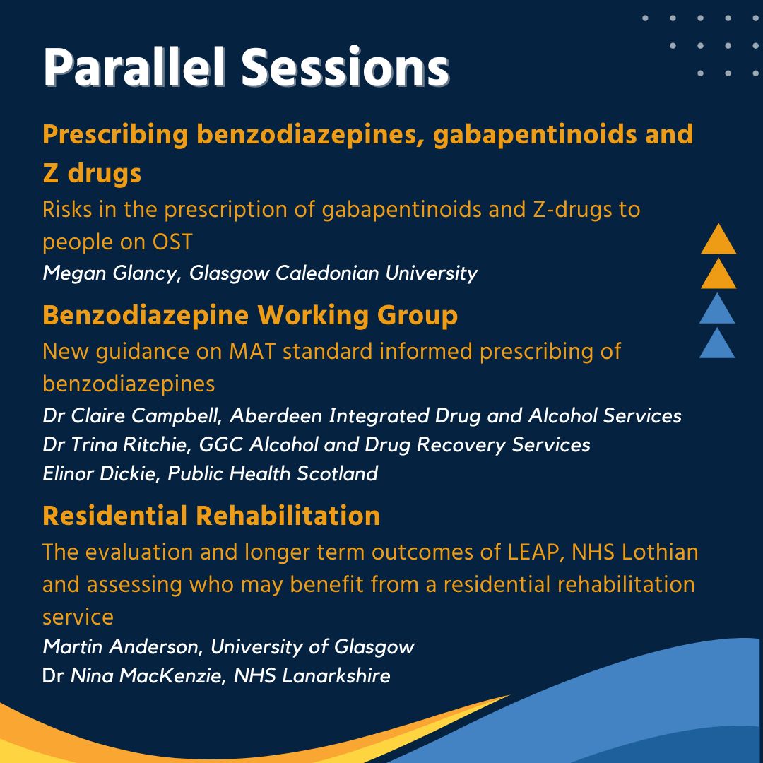 At our upcoming Insights Event we'll have interactive parallel sessions covering topics like inhalation pipe provision, prescribing benzos, residential rehab and more! 📅 Wednesday 20 March 2024 📍 COSLA, Edinburgh Bookings close 13 March Register at sdf.org.uk/event/sdf-insi…