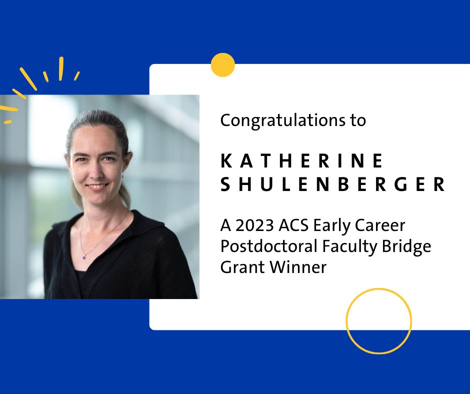 ACS Green Chemistry Institute (@acsgci) on Twitter photo We're celebrating Katherine Shulenberger (<a href="/keshulenberger/">Katie Shulenberger</a>), Assistant Prof. of Chemistry <a href="/brandeischem/">Brandeis Chemistry Department</a>, on her ECP-Faculty Bridge Grant! 🌟Congrats on this achievement & work to advance sustainable materials for #energy generation <a href="/BrandeisScience/">Brandeis Science</a> Read: brnw.ch/21wH0bn We're celebrating Katherine Shulenberger (<a href="/keshulenberger/">Katie Shulenberger</a>), Assistant Prof. of Chemistry <a href="/brandeischem/">Brandeis Chemistry Department</a>, on her ECP-Faculty Bridge Grant! 🌟Congrats on this achievement & work to advance sustainable materials for #energy generation <a href="/BrandeisScience/">Brandeis Science</a> Read: brnw.ch/21wH0bn