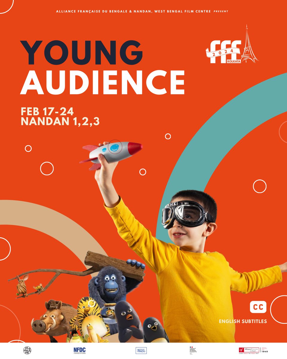 Reminder for the 1st French Film Festival Kolkata presented by Alliance Française du Bengale, Nandan, and Consulate General of France in Kolkata. From Feb 16-24 at Nandan. Dive into French Contemporary Cinema, Young Audience, French New Wave, and Indian Classics at Cannes.