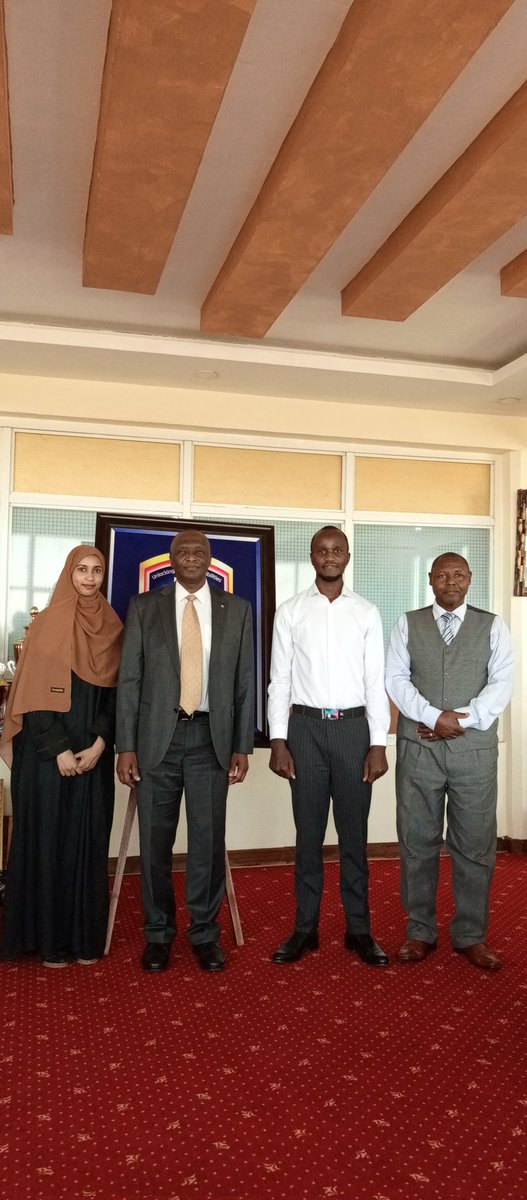 This Morning, our team had the privilege of paying a courtesy visit to The VC @MountKenyaUni, Prof. Deogratius Jaganyi . We took him through the ' Revolving Fund Model' and explained how @MountKenyaUni students can benefit from this noble initiative. He applauded our services