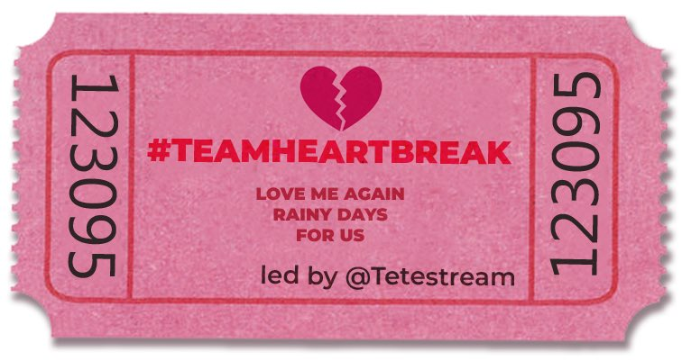 tetestream's tweet photo. Are you ready for Day 2 of our #VforValentine party? Party starts in 2 hours from now!

#TEAMHEARTBREAK raise your hand if you gonna join us later! https://t.co/V9gVzDgh8q