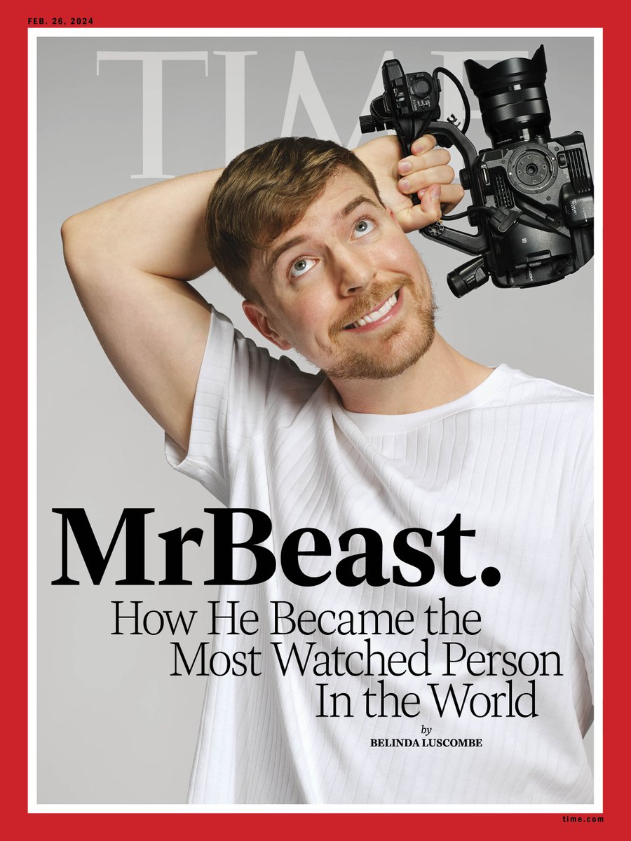 MrBeast is already the most popular creator on the planet. What’s next for him? ti.me/3wplj6U