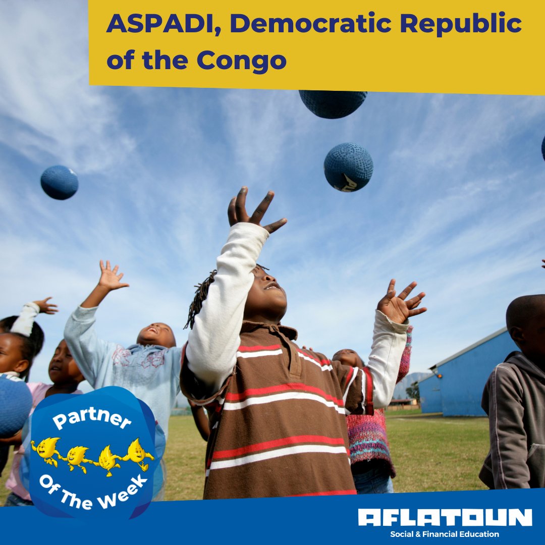Aflatoun's tweet photo. #PartnerOfTheWeek │ Introducing our partner of the week Aspadi, from #DemocraticRepublicoftheCongo!

Check out their full story by clicking on the link: https://t.co/HYhptmxMq4 https://t.co/qzwmrAXEt6