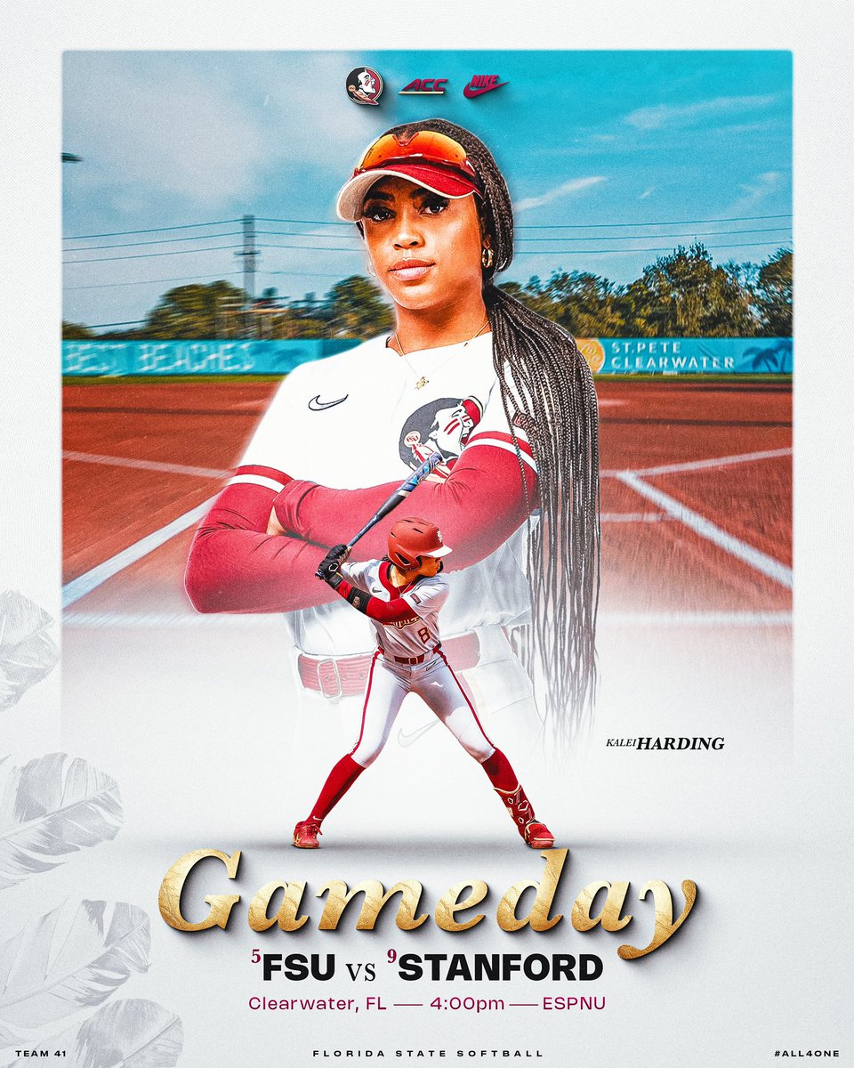 Let’s get this thing started 

🆚 No. 9 Stanford 
📍 Eddie C. Moore Complex
⏰ 4 p.m.
📺 ESPNU

#All4ONE