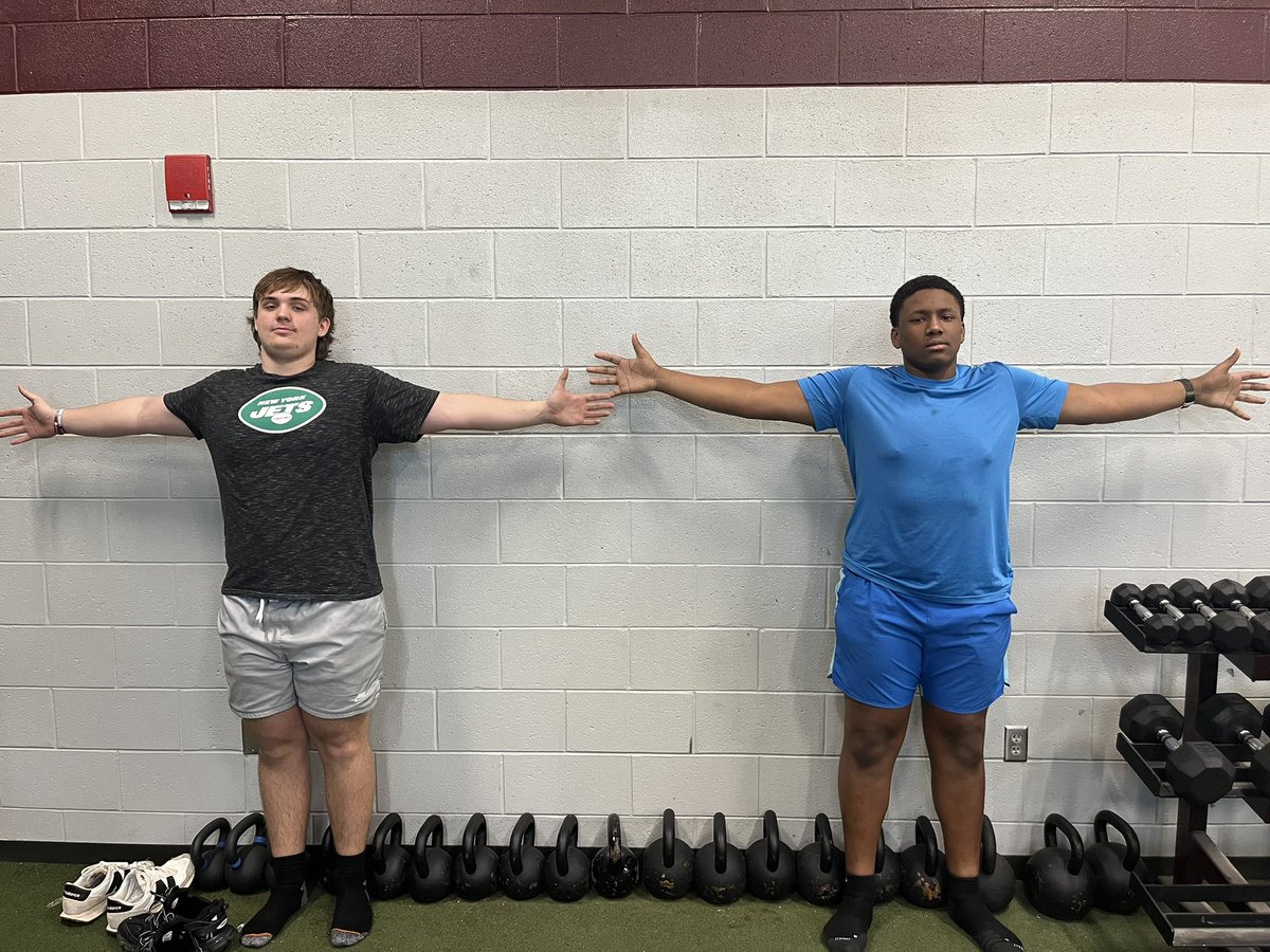 Kyle Caldwell (@coachcwell4) on Twitter photo Just finished morning lift. These two OL (26’ on left and 28’ right) are gonna have some big shoes to fill. Excited for their growth. <a href="/BlackwellColby/">Colby Blackwell</a> Braylon Jackson. <a href="/echs_football/">ECHS Panthers Football</a> <a href="/HallTechSports1/">Hall-Tech Sports</a> Just finished morning lift. These two OL (26’ on left and 28’ right) are gonna have some big shoes to fill. Excited for their growth. <a href="/BlackwellColby/">Colby Blackwell</a> Braylon Jackson. <a href="/echs_football/">ECHS Panthers Football</a> <a href="/HallTechSports1/">Hall-Tech Sports</a>