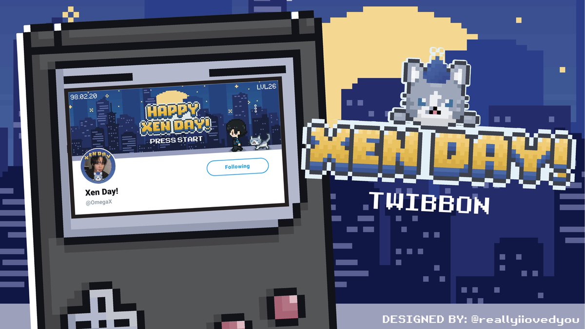 reallyiIovedyou's tweet photo. 🖤 FORX 🖤

Since Xen day is coming up, I made a silly little twibbon and matching header to celebrate!! 

Twibbon and header in the thread below!

#HAPPY_XEN_DAY #XEN #젠 #이진우 #오메가엑스 https://t.co/4u681eXGtF